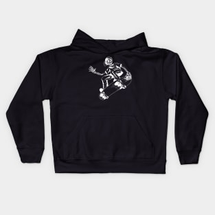 Extreme skull skater skate or die - Skate or Die Kids Hoodie